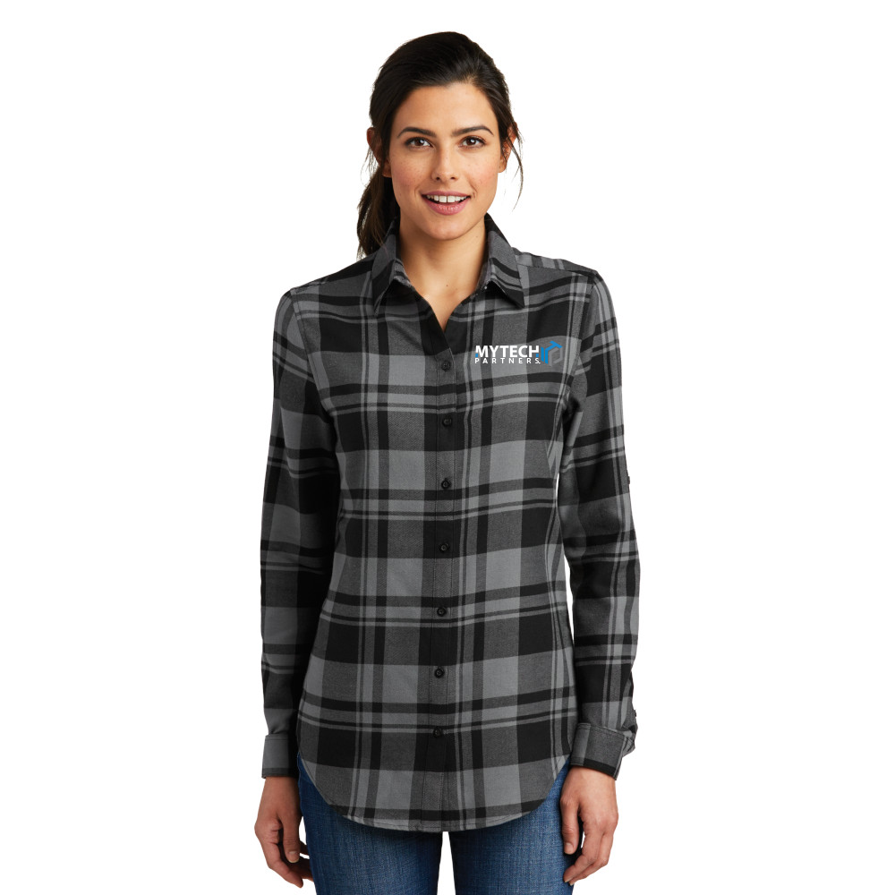 Port Authority Ladies Plaid Flannel Shirt