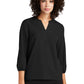 Mercer+Mettle® Women's Stretch Crepe 3/4-Sleeve Blouse