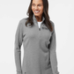 Adidas Women's 3-Stripes Quarter-Zip Sweater