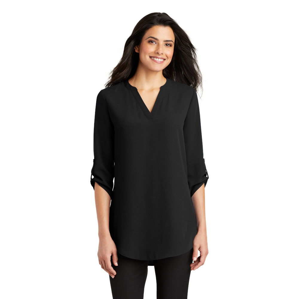 Port Authority Ladies 3/4 Sleeve Tunic Blouse