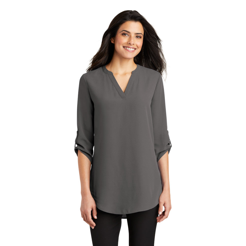 Port Authority Ladies 3/4 Sleeve Tunic Blouse