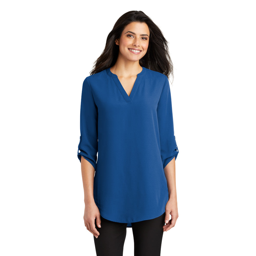 Port Authority Ladies 3/4 Sleeve Tunic Blouse
