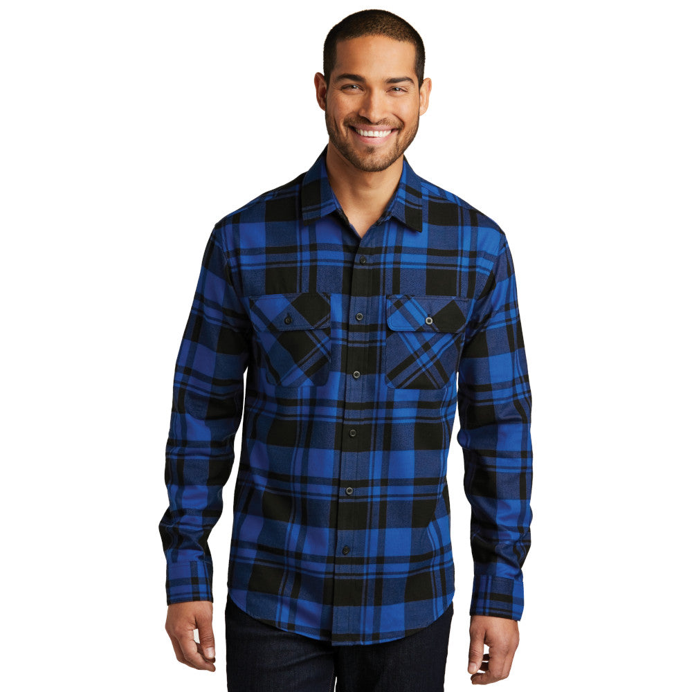 Port Authority Plaid Flannel Shirt - Flannel Friday